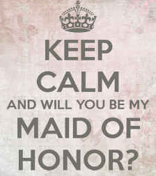 selecting your maid of honor