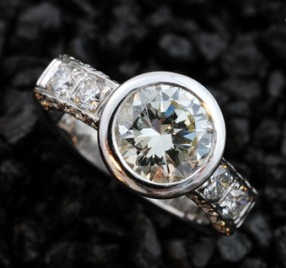 Bezel gem stone stone