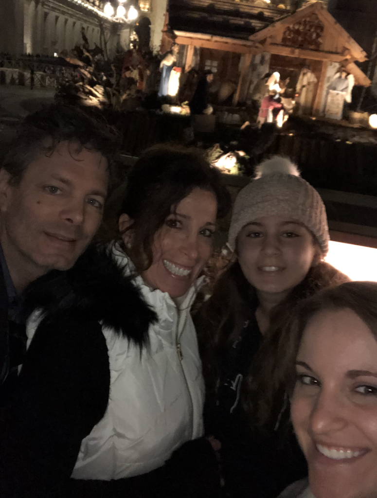 Our family at the Vatican at Christmas 2019