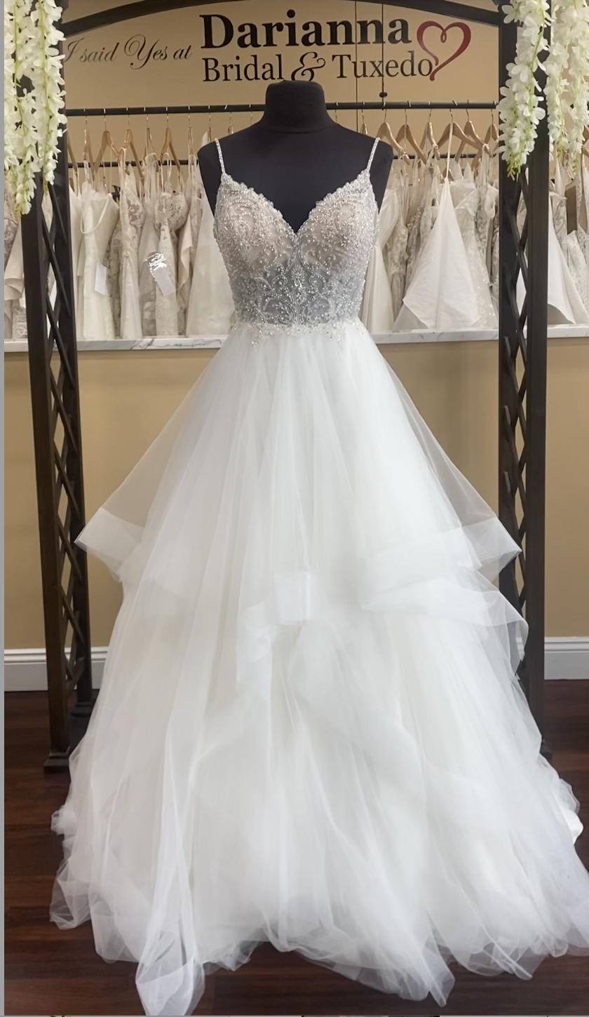 A-Lines in tulle, crepe, and organza