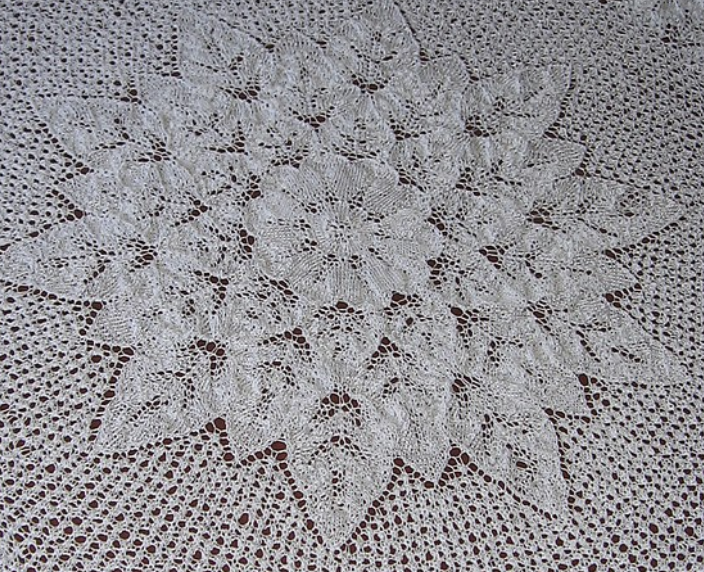 Picture of knitted lace