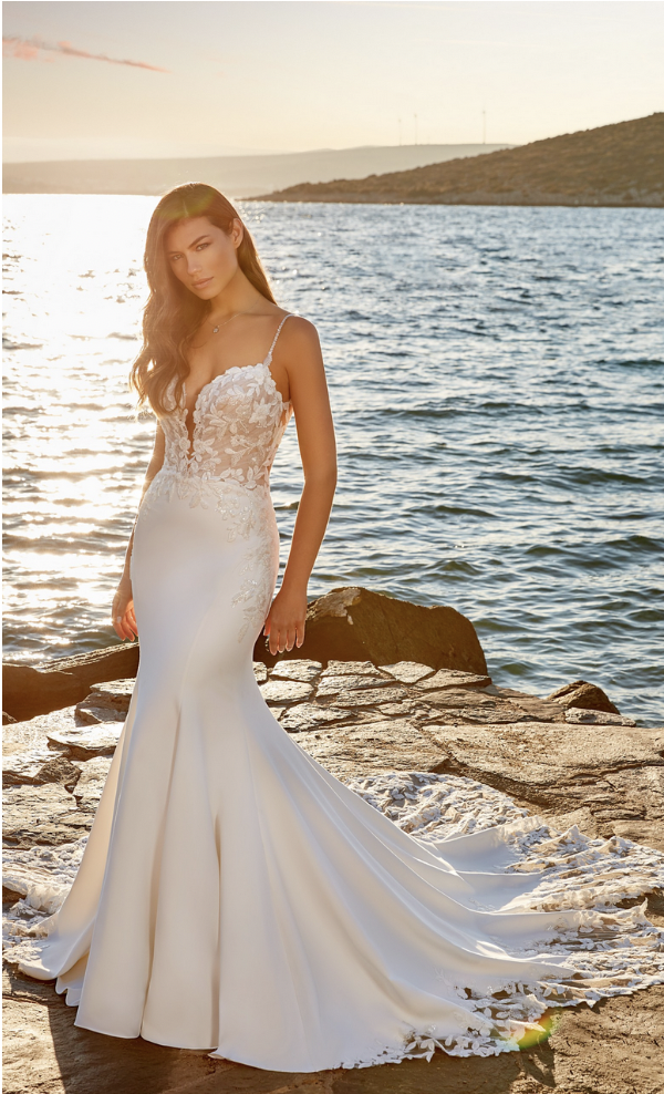 Argentina by Eddy K is a beautiful beach wedding dress