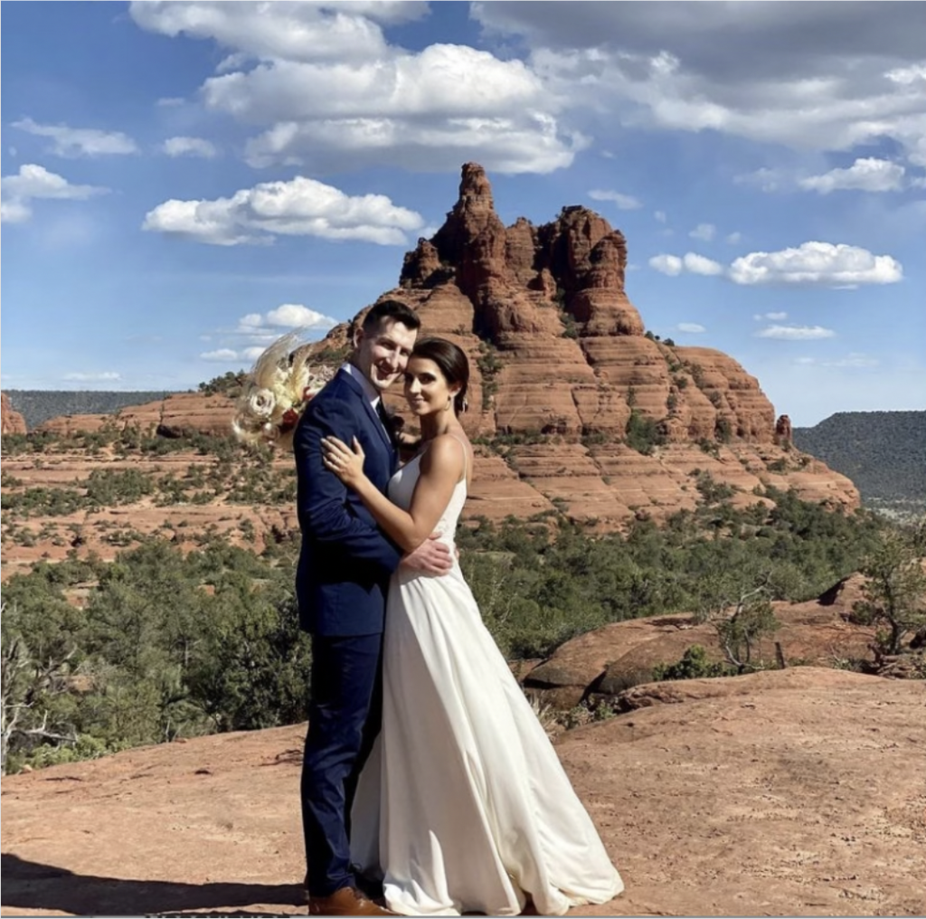 Sedona Arizona mountain wedding