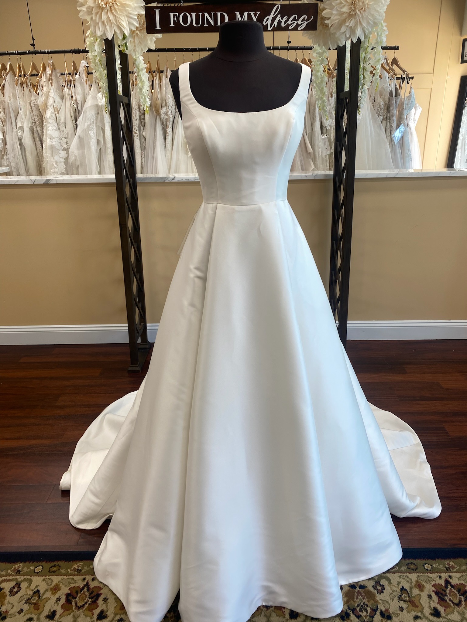 Stella York 7501 classic mikado wedding dress