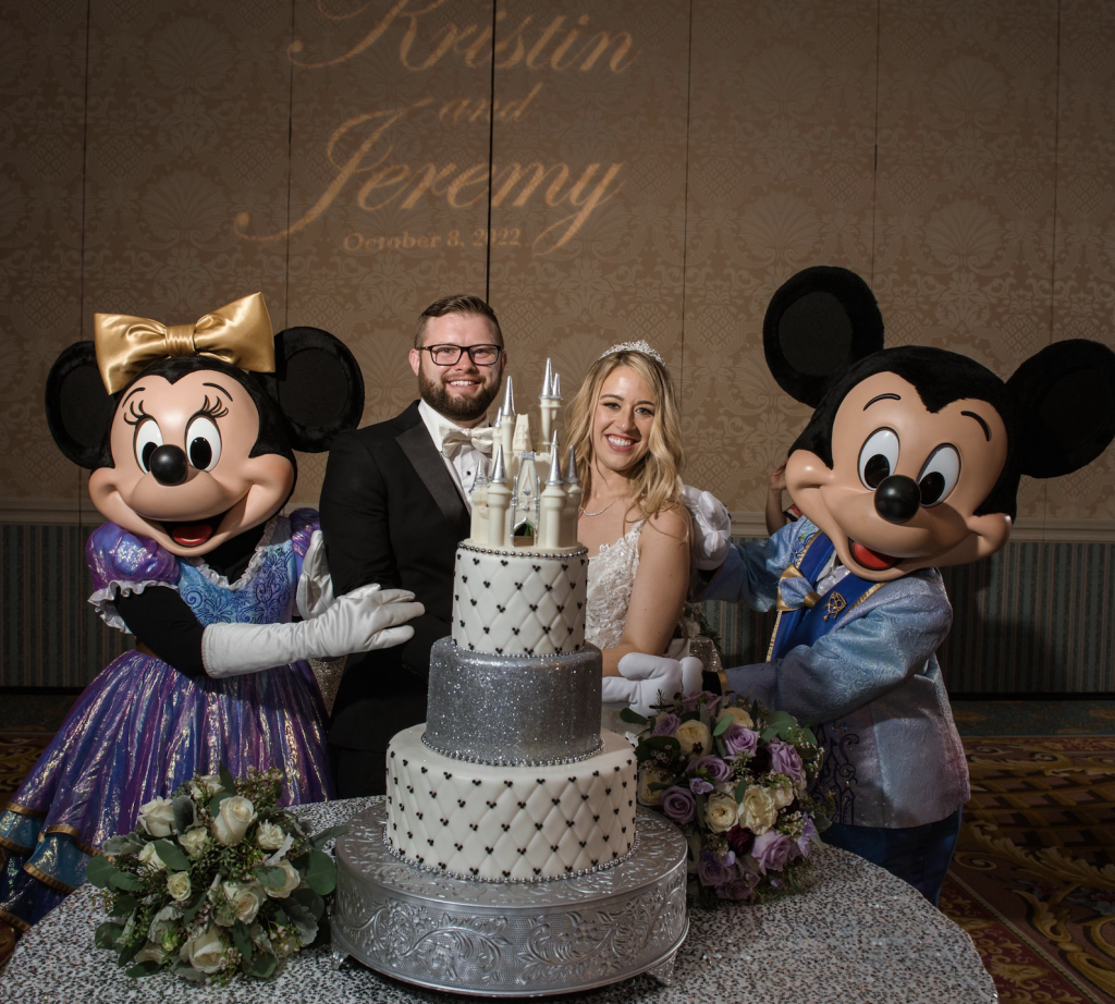 Mickey & Minnie at the reception