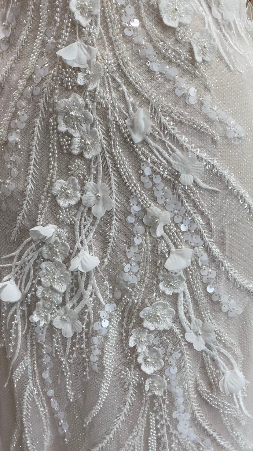 Eddy K Cynthia wedding dress has gorgeous detail 