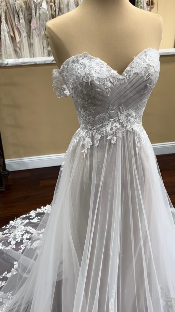 Joelle wedding dress by Madi Lane at Darianna Bridal & Tuxedo
