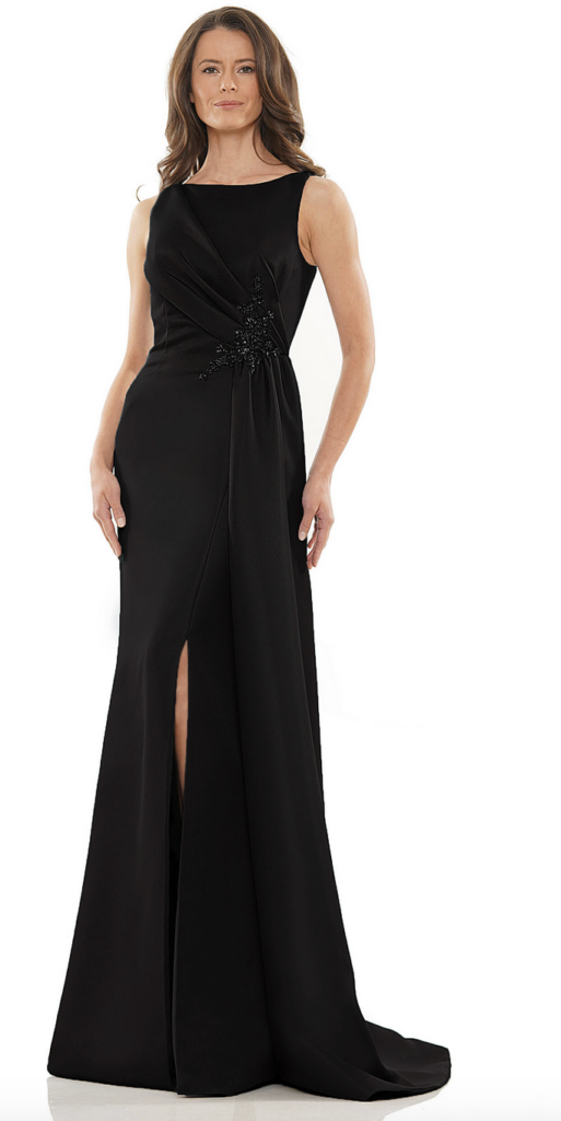 Featured Mother of the Bride/Groom Dress: Marsoni MV 1186 in Black