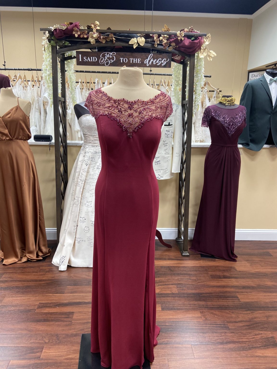 navy blue and gold prom dress Gown with Glitter CL12223 The Dazzling Season Deep V-Neck Long Red Size:XXL - UK Womens Size 16