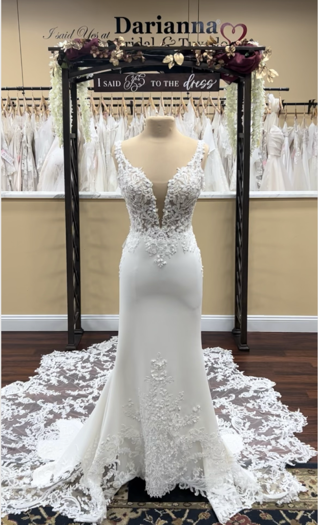 Casablanca bridal Alice dress at Darianna Bridal & Tuxedo