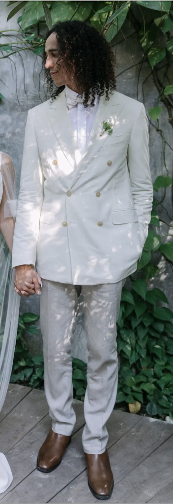 Cole Tucker wedding suit