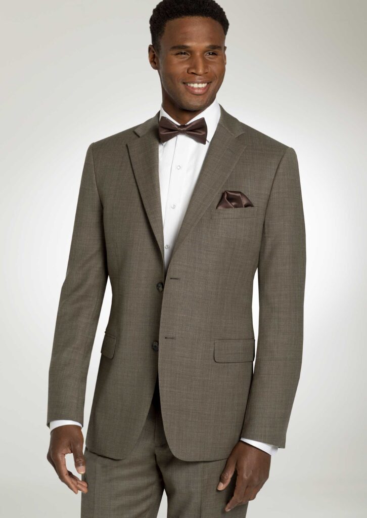 Brown suit, Archer, two button jacket