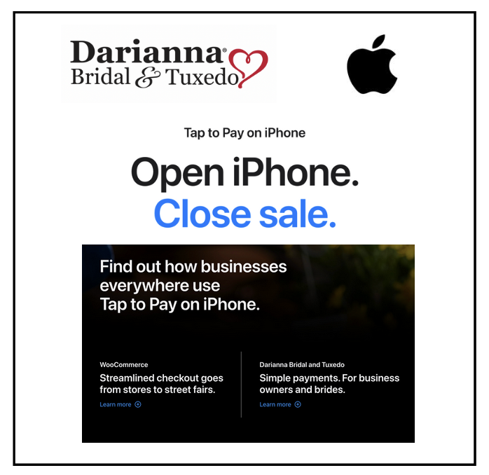 Our Family Business: From Apple News to a Global Spotlight - Darianna  Bridal & Tuxedo PA | Wedding Dresses | Tuxedo Rental Shop in Warrington PA  | Wedding Dress Shops Near Me