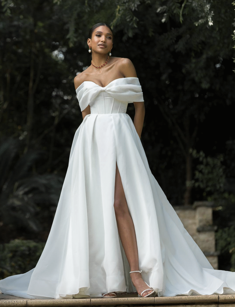 Madi Lane Wedding dresses - Prestyn in organza