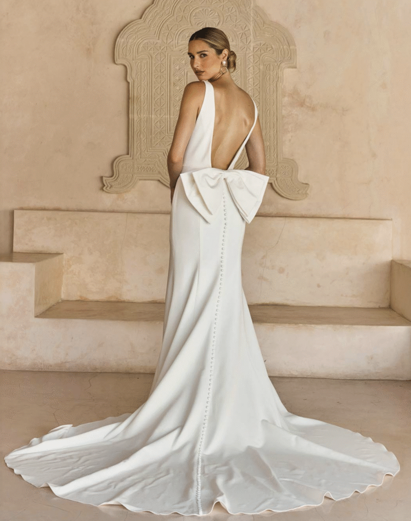 Madi Lane Wedding dresses - lionel with optional back bow