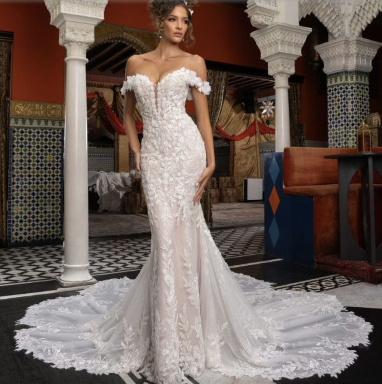 Beautiful Lace Kitty Chen Ada Wedding Dress - Darianna Bridal & Tuxedo PA | Wedding Dresses | Tuxedo Rental Shop in Warrington PA