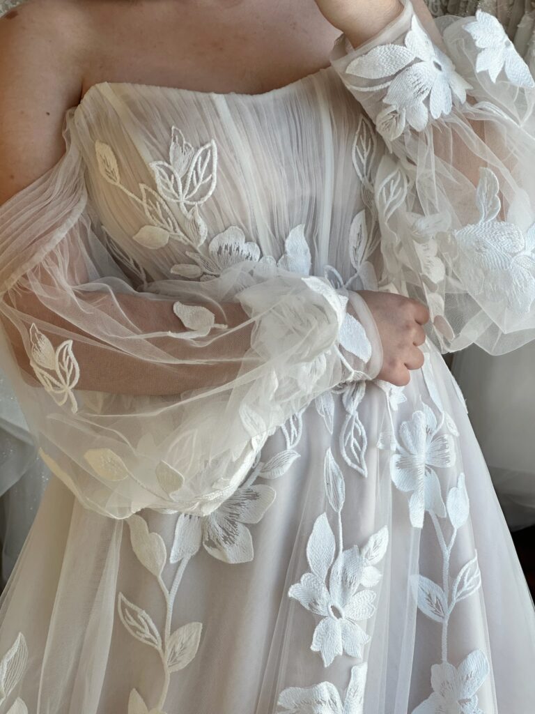 Wedding dress for a Shakespeare literary theme aesthetic 
