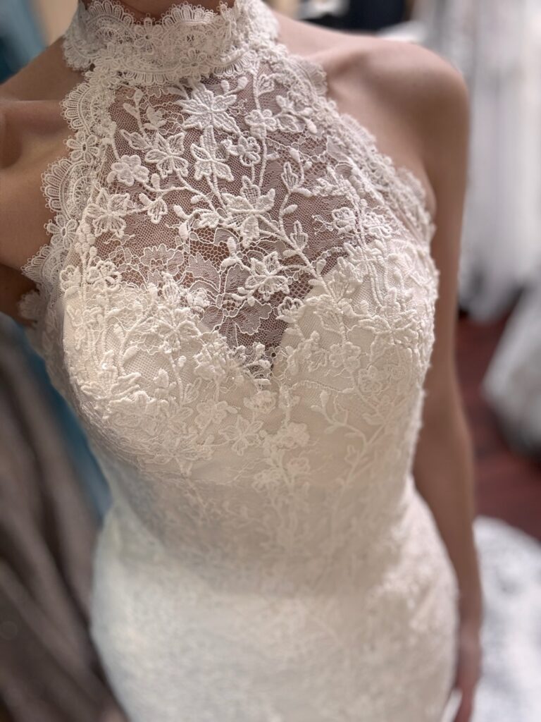 halter neck wedding dresses
