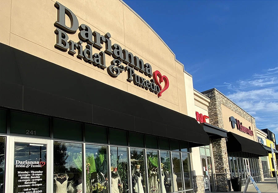 Darianna Bridal & Tuxedo in Warrington PA most FAQ is how long does it take for a wedding dress to arrive. Most often, the answer is 4 months