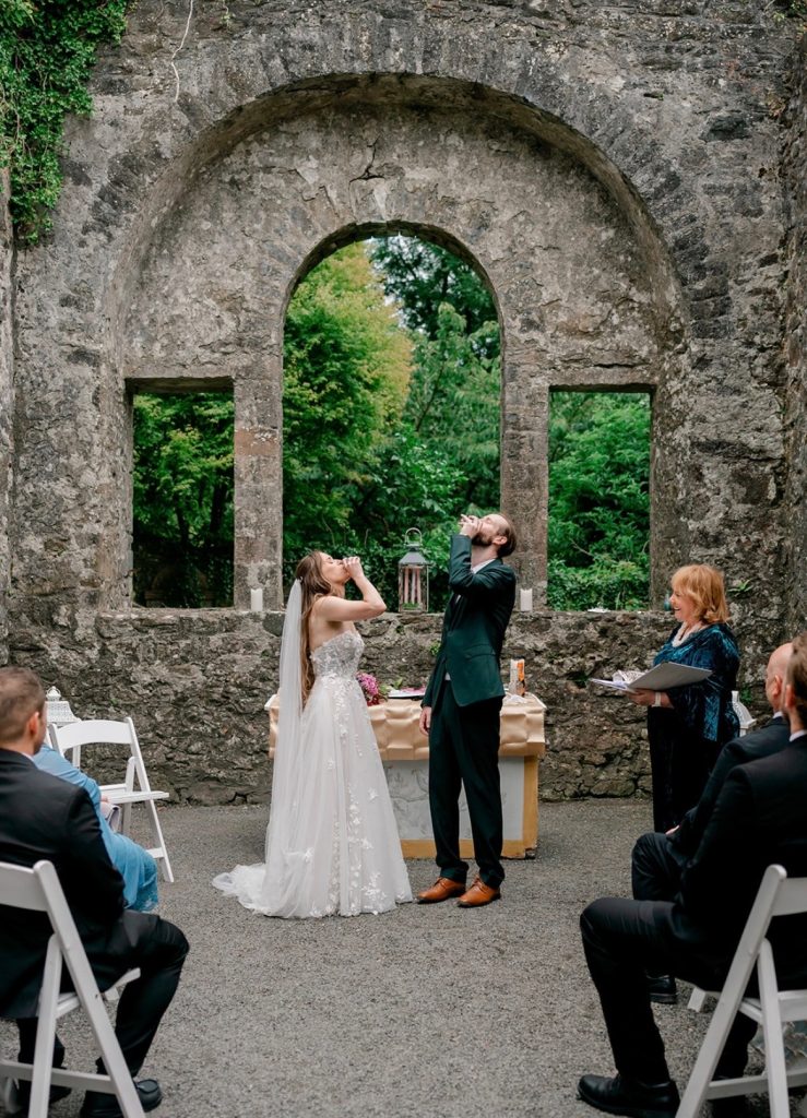 Traditional Loving Cup ceremony when eloping in ireland